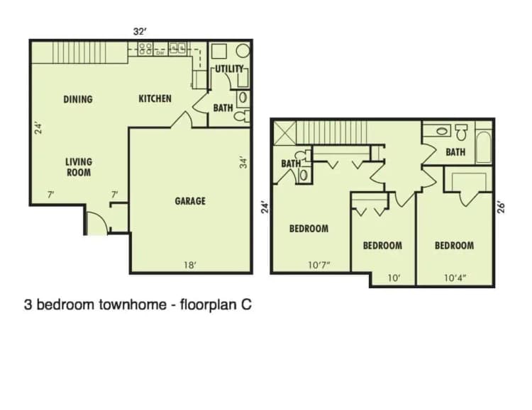 Green Bay apartments for rent - image - imgi_14_townhome-floorplan-C-pdf.webp