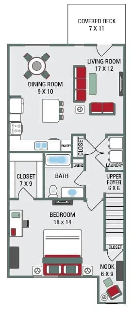 Green Bay apartments for rent - image - Toonen_Sand Lake_1 bed_1075.jpg