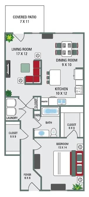 Green Bay apartments for rent - image - Toonen_Sand Lake_1 bed_939.jpg