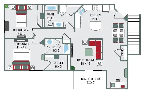 Green Bay apartments for rent - image - Toonen_The Shores_2 bed_1156_3.jpg