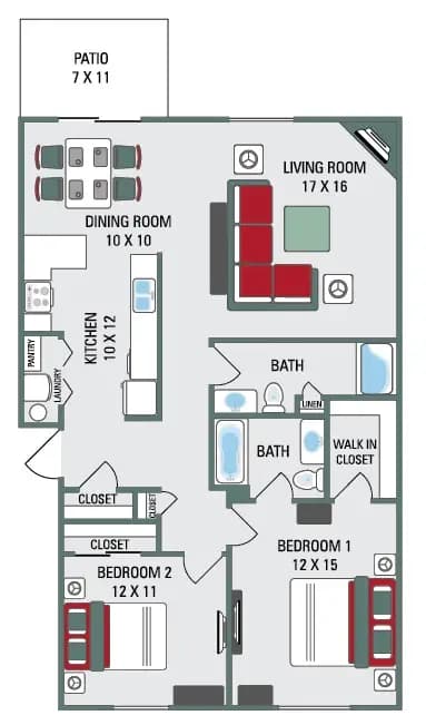 Green Bay apartments for rent - image - toonen_canterbury creek_2 bed_1261080124025503890157.jpg