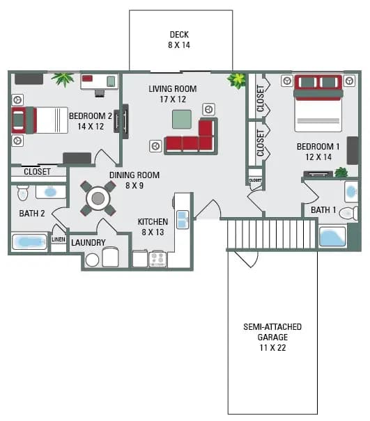 Green Bay apartments for rent - image - toonen_swan ridge_2 bed_127010272303300457720.jpg