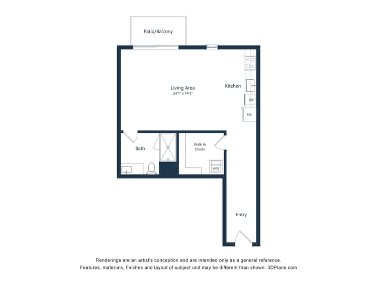 Green Bay apartments for rent - image - Nova Studio Oberon