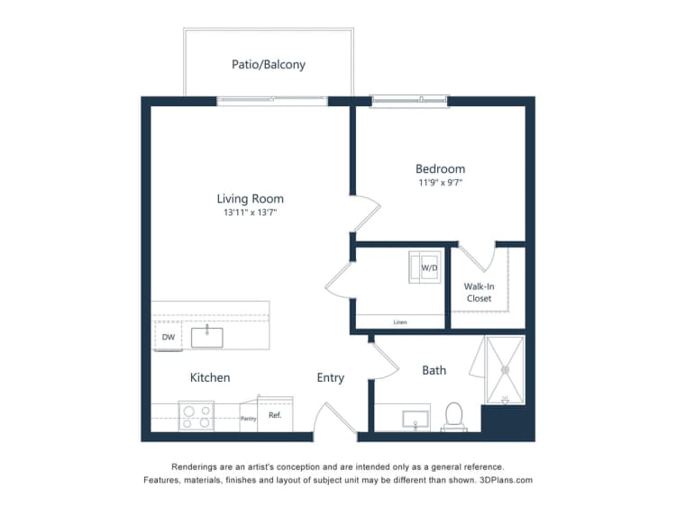 Green Bay apartments for rent - image - Nova One-bedroom Antares