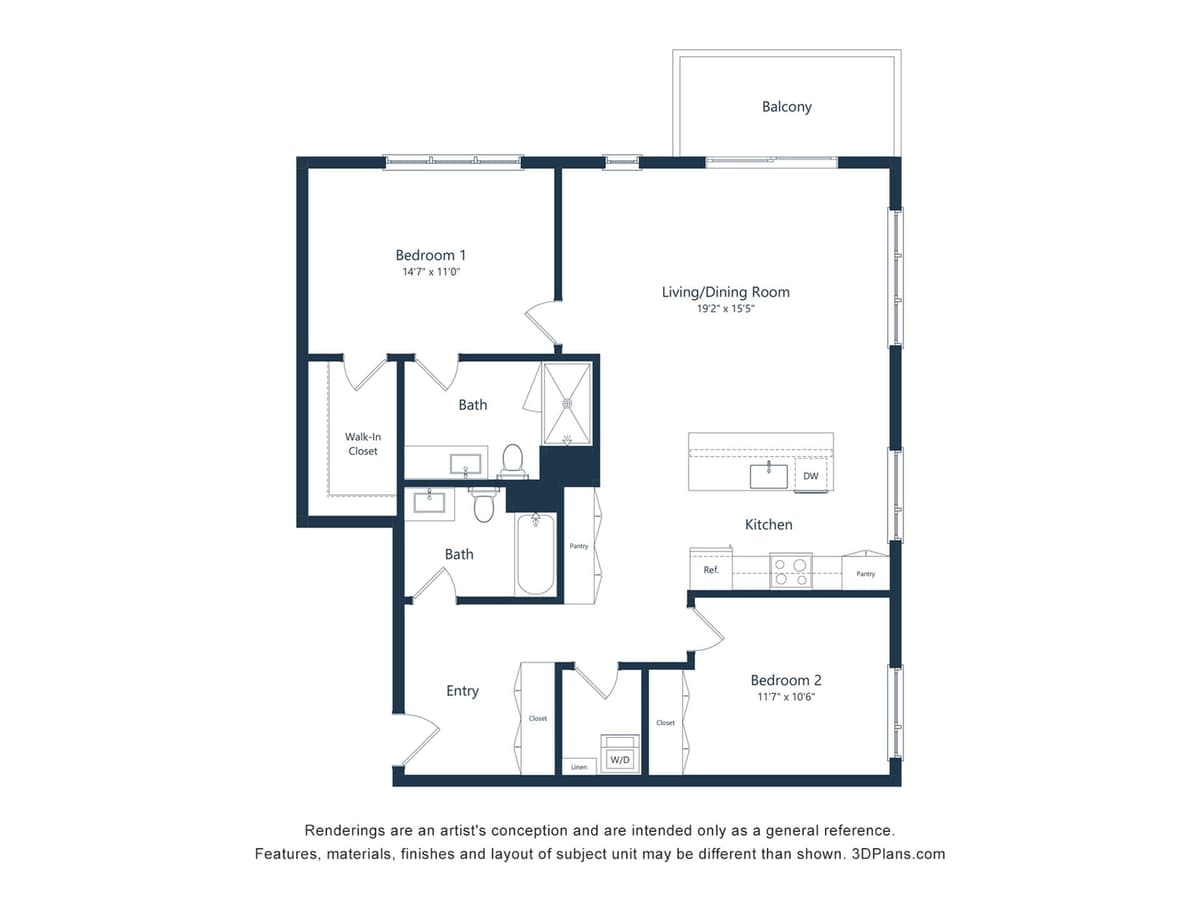Green Bay apartments for rent - image - Nova Two-bedroom Quasar