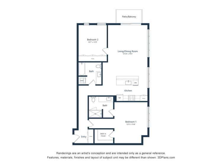 Green Bay apartments for rent - image - Nova Two-bedroom Borealis