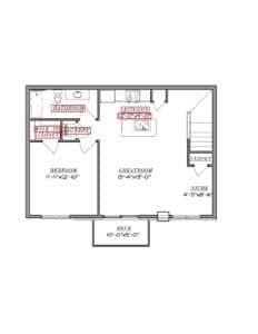 Green Bay apartments for rent - image - One-bdr-upper-232x300.jpg